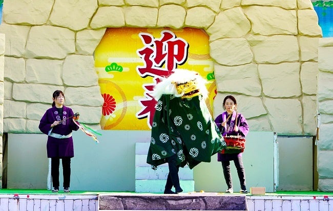 獅子舞披露(前回の様子)