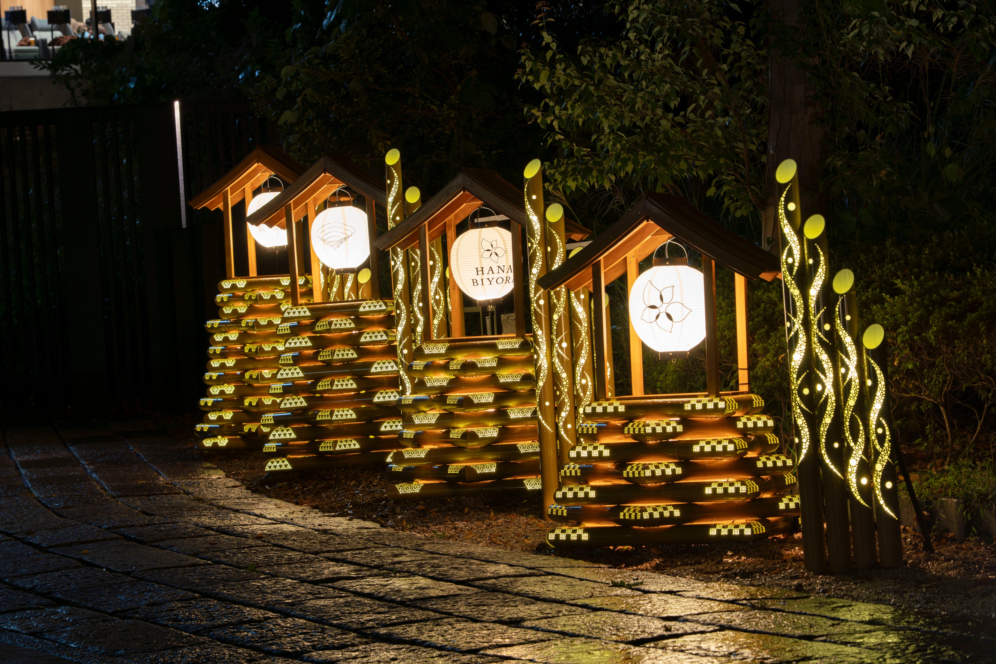 HANAあかり～HANA・BIYORI×竹あかり～ | 株式会社よみうりランド