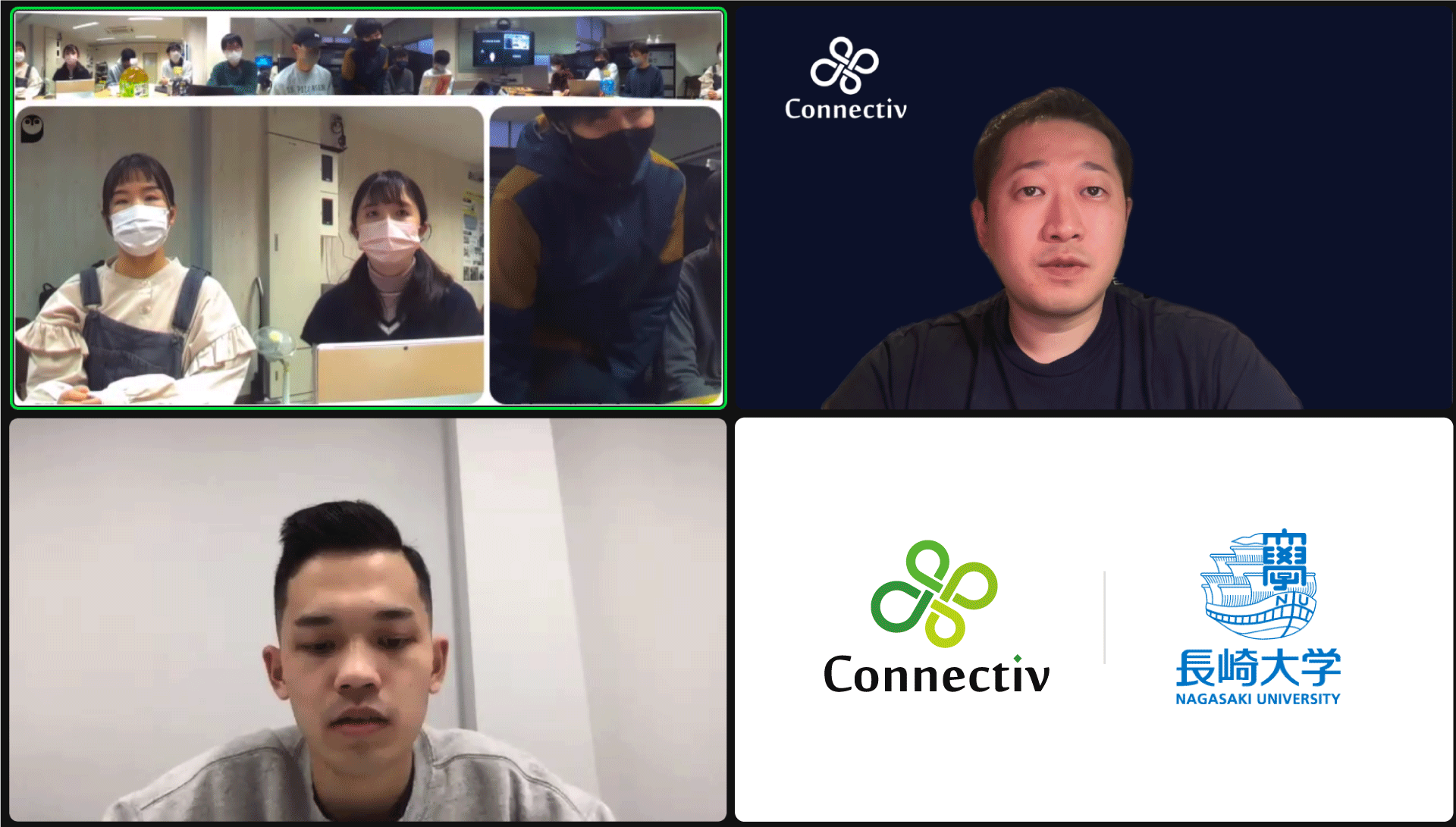 実社会課題解決プロジェクト打ち合わせの様子