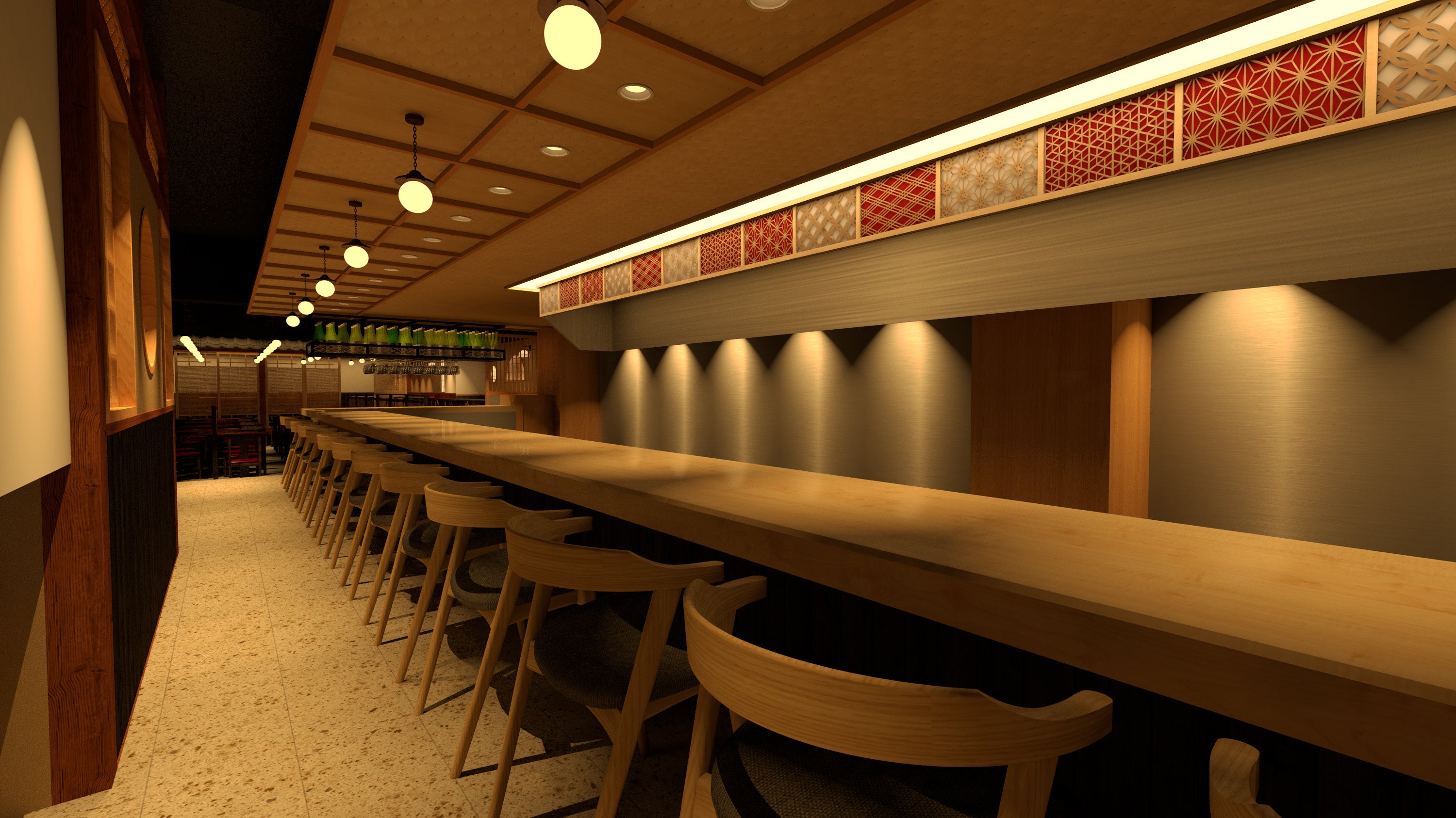 ※カウンター席イメージ図