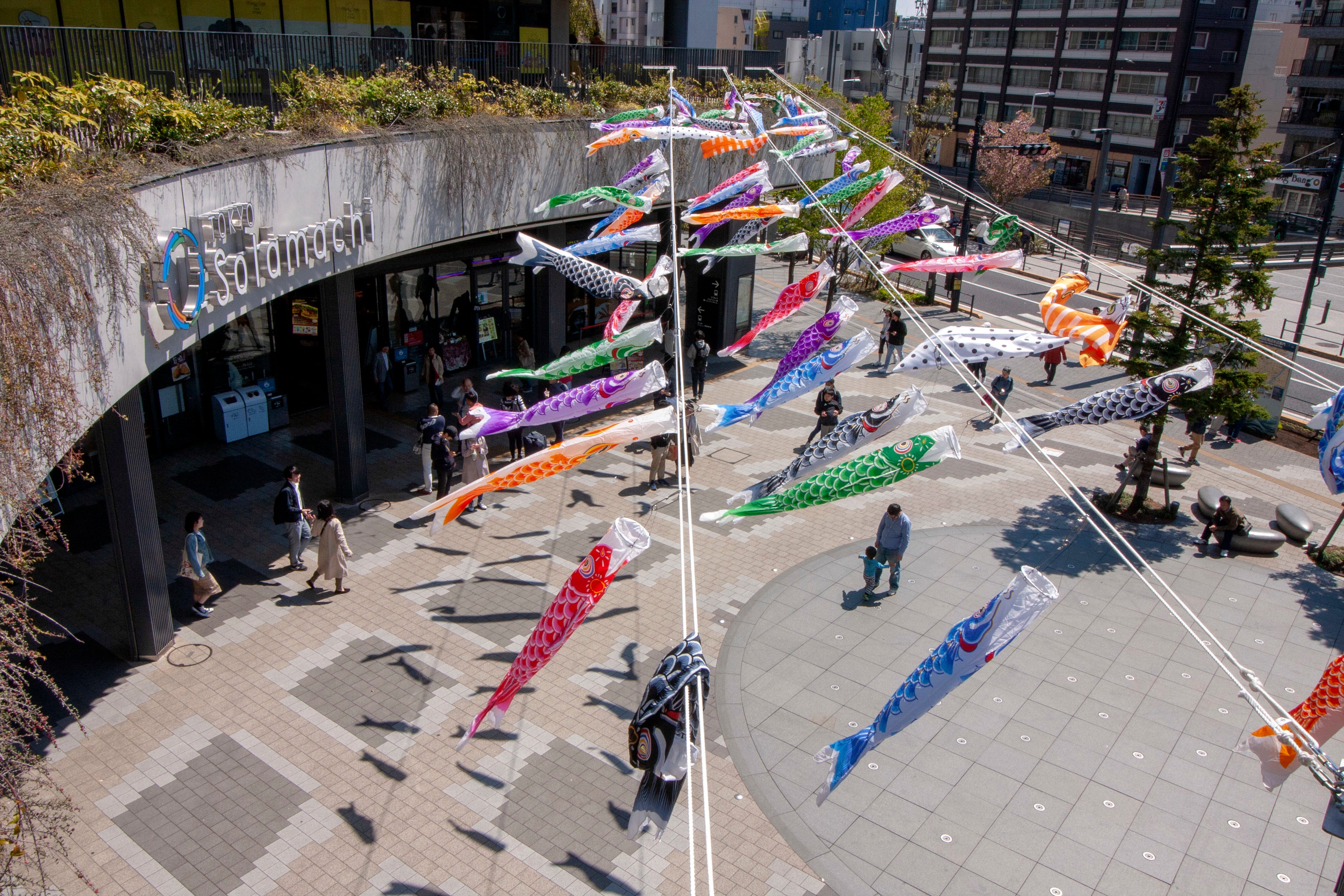 こいのぼりフェスティバル（過去の様子）ⒸTOKYO-SKYTREETOWN