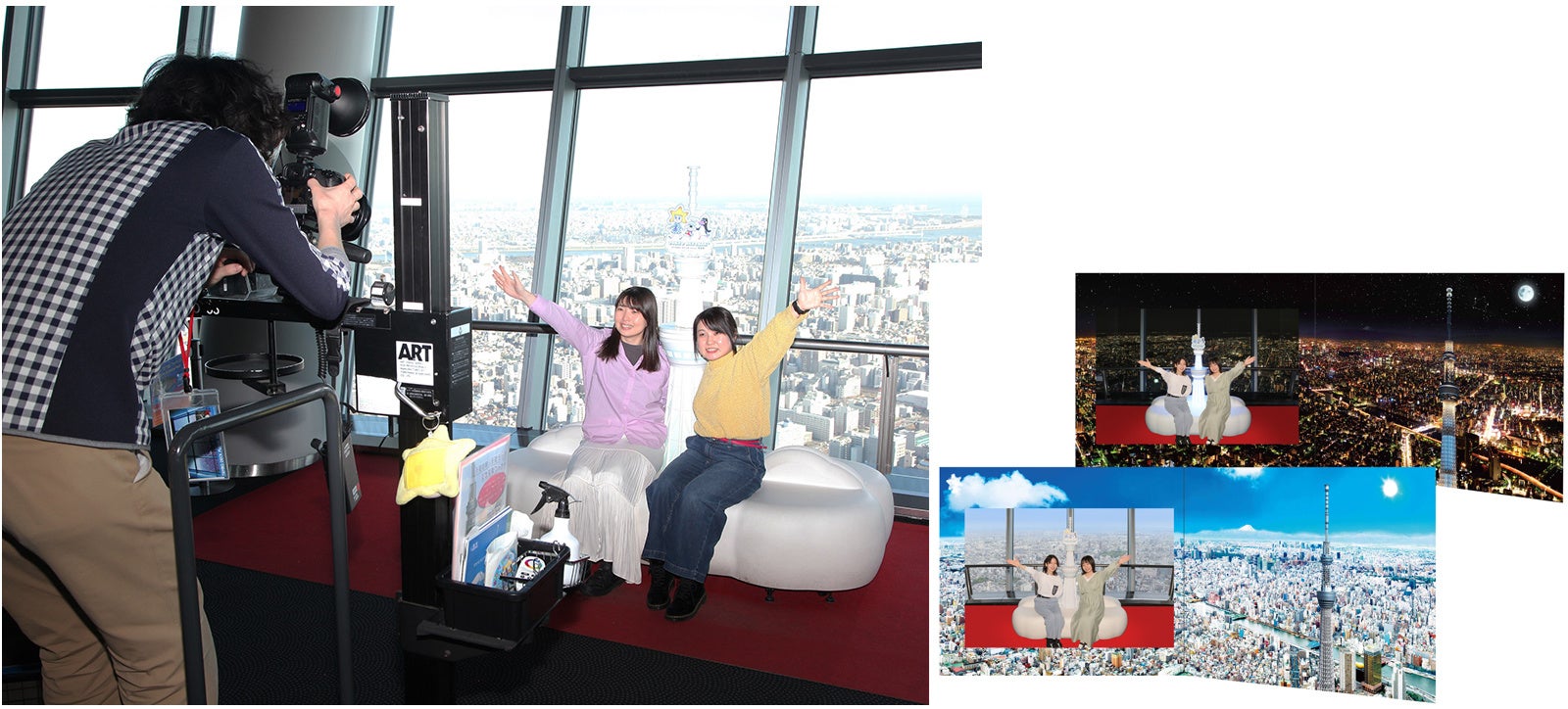 天望デッキ フロア３５０　©TOKYO-SKYTREE