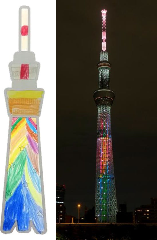 ⑧「SDGsでみんなのくらしがかわりえがおが毎日になるといい」 ©TOKYO-SKYTREE