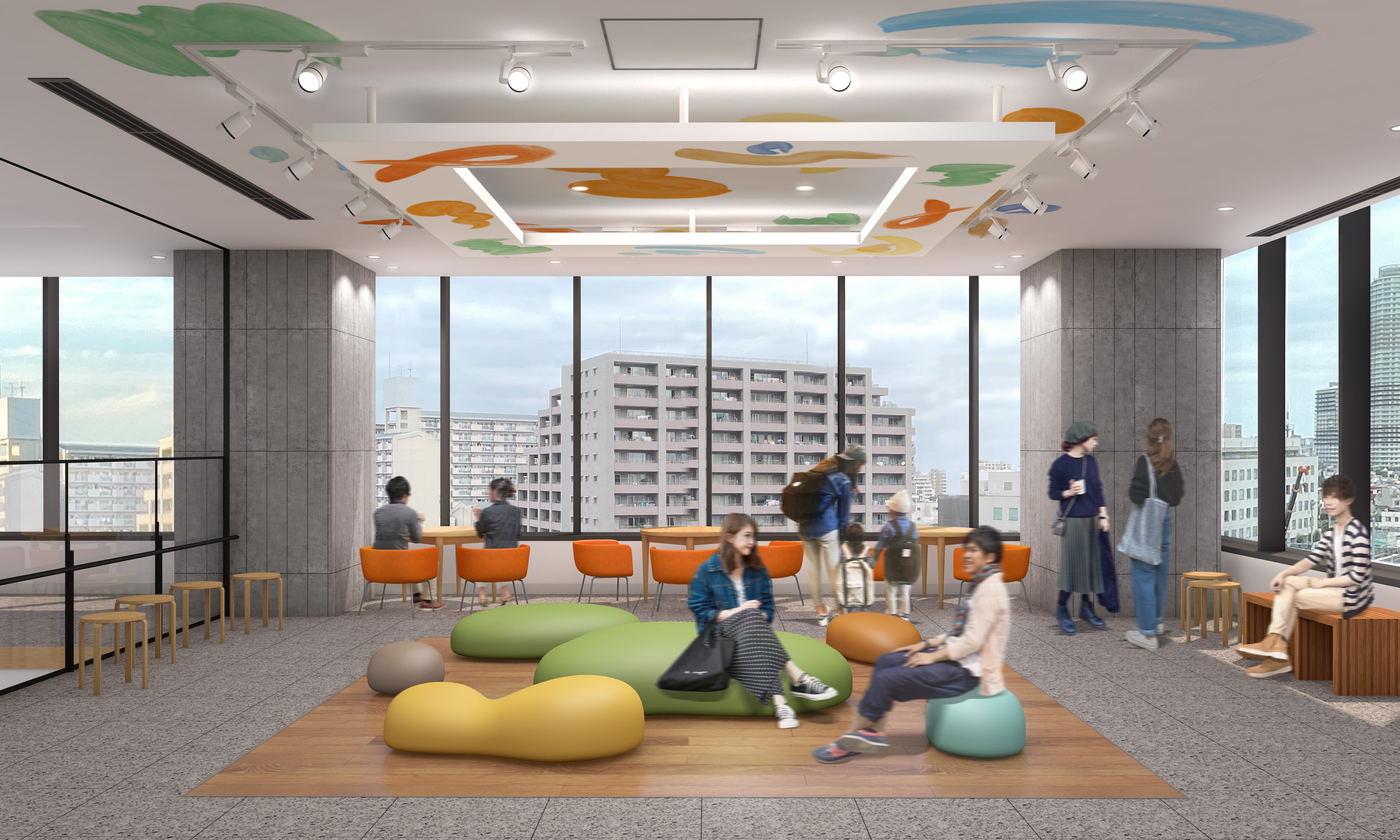 12番地休憩スペース ©TOKYO-SKYTREETOWN 