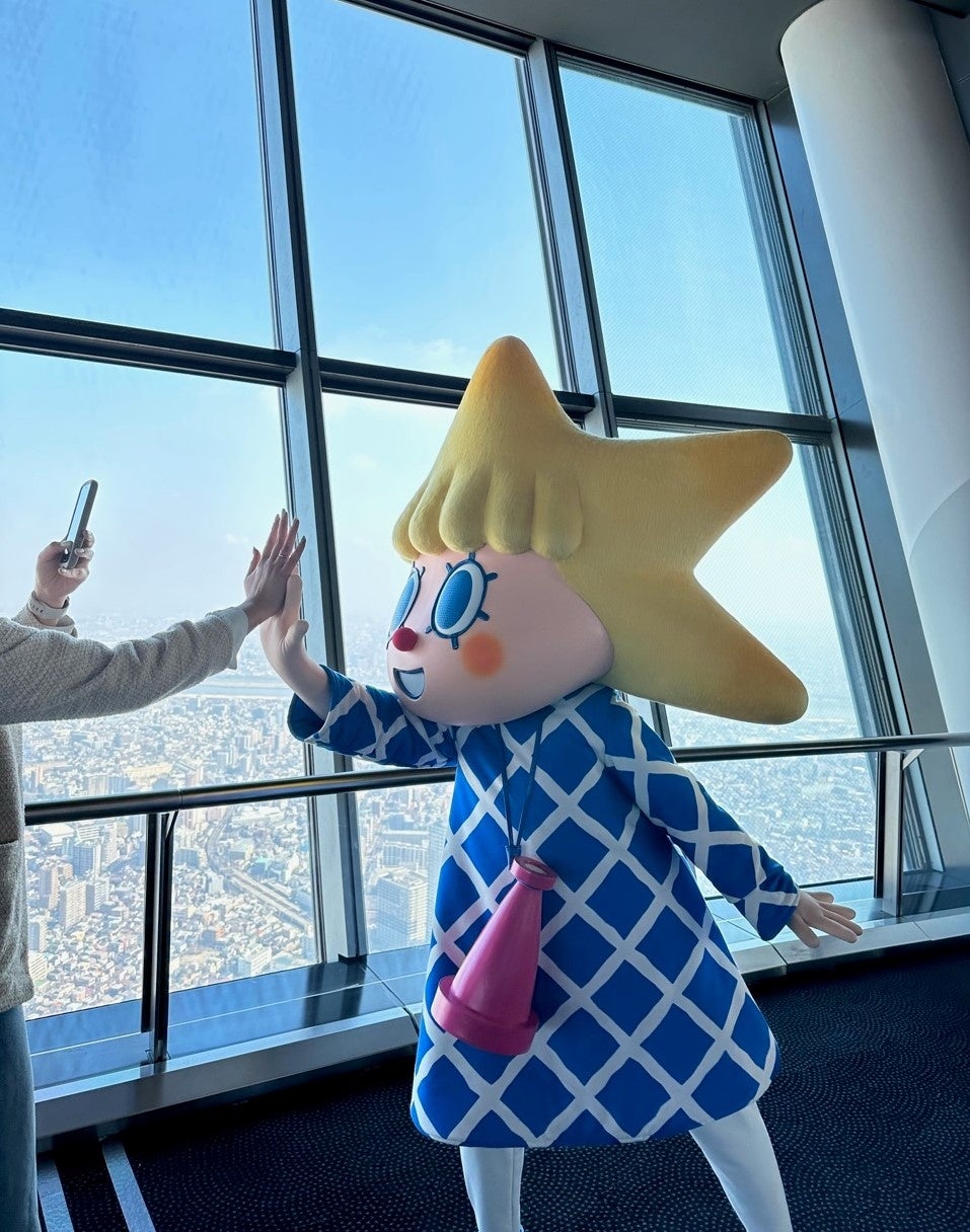 撮影の様子　©TOKYO-SKYTREE