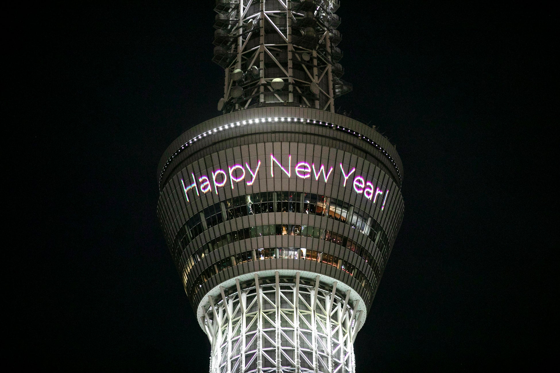 △レーザーマッピングの様子 (C)TOKYO-SKYTREE