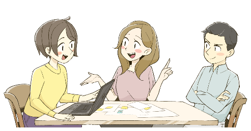 ワークショップ活動イメージ 仲間とともに楽しく学び、やってみたいと考えるアクションに取り組んで頂きます。