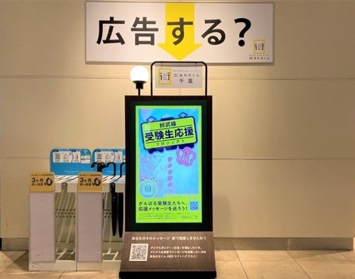 受験生応援プロジェクト共通デザイン（千葉駅）