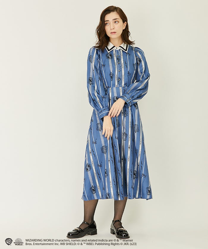 アクシーズファム ハリーポッター シャツOP キャメル 身に纏えば、あなたも魔法使い。【axesfemme】よりHarry Potter