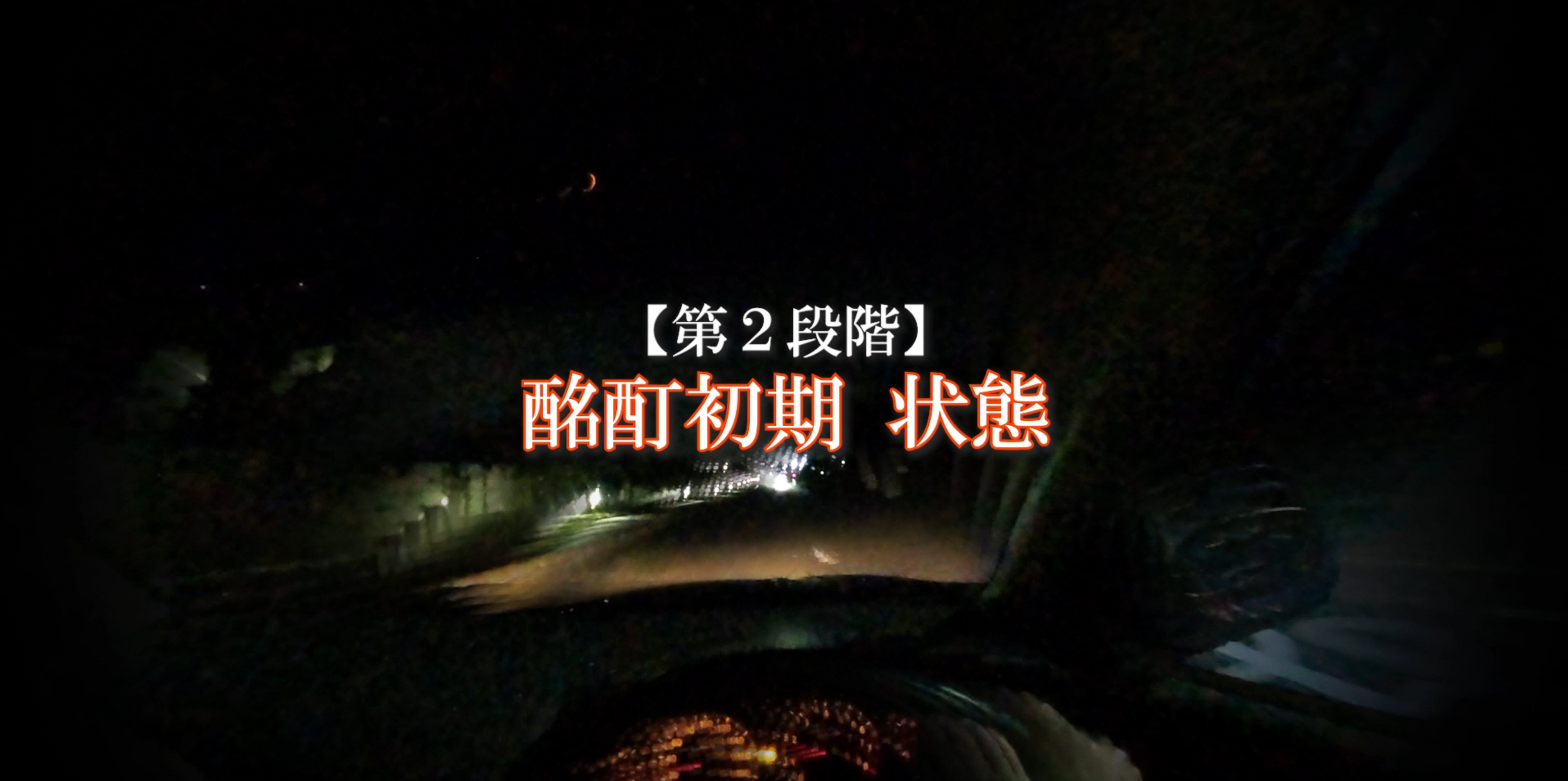 飲酒運転自動車「酩酊初期状態」