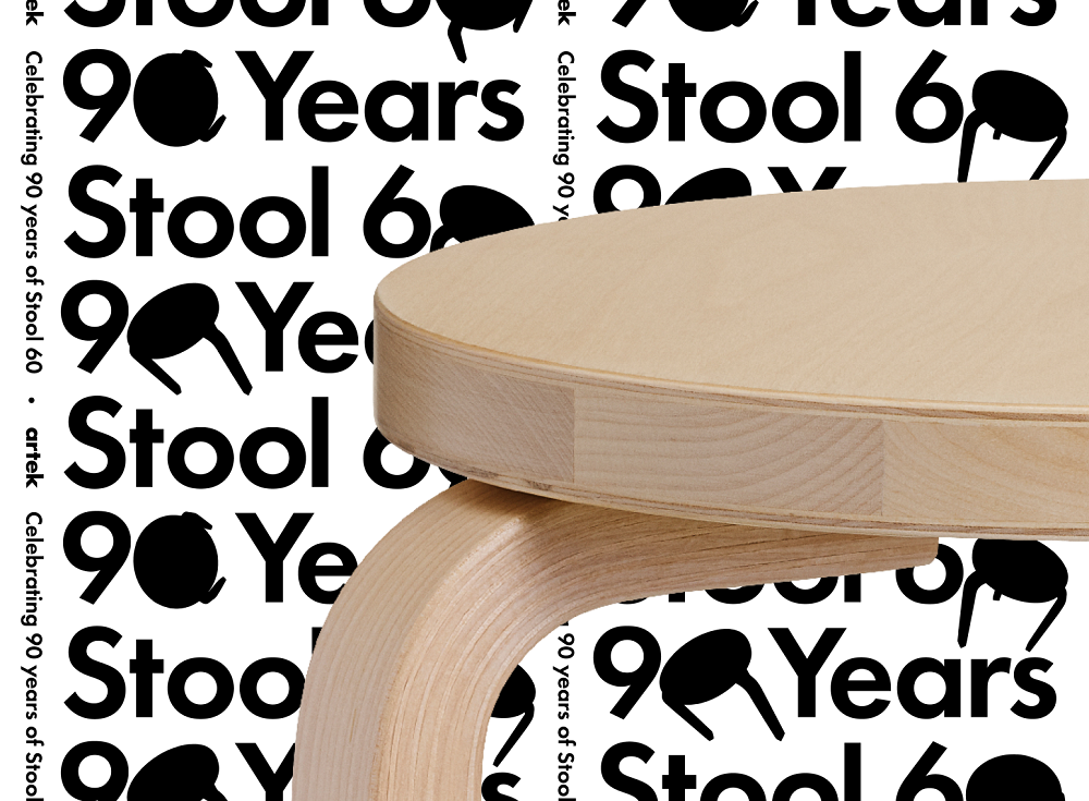 90 Years of Stool 60 の Key Visual 
