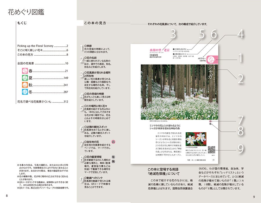 絶対行きたい全国の花風景をこの一冊に凝縮！『花めぐり図鑑』4