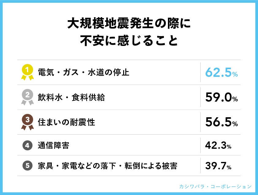 あなたが行っている自宅での防災対策として当てはまるものを全てお選びください。(複数回答、防災対策を行っている人、 n=247)
