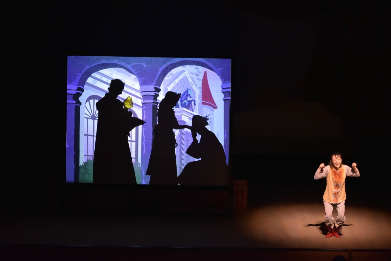 『長靴をはいたねこ』の一場面