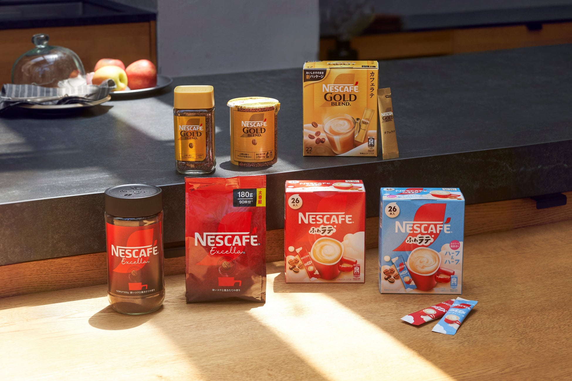 パッケージデザインを刷新する「ネスカフェ」製品