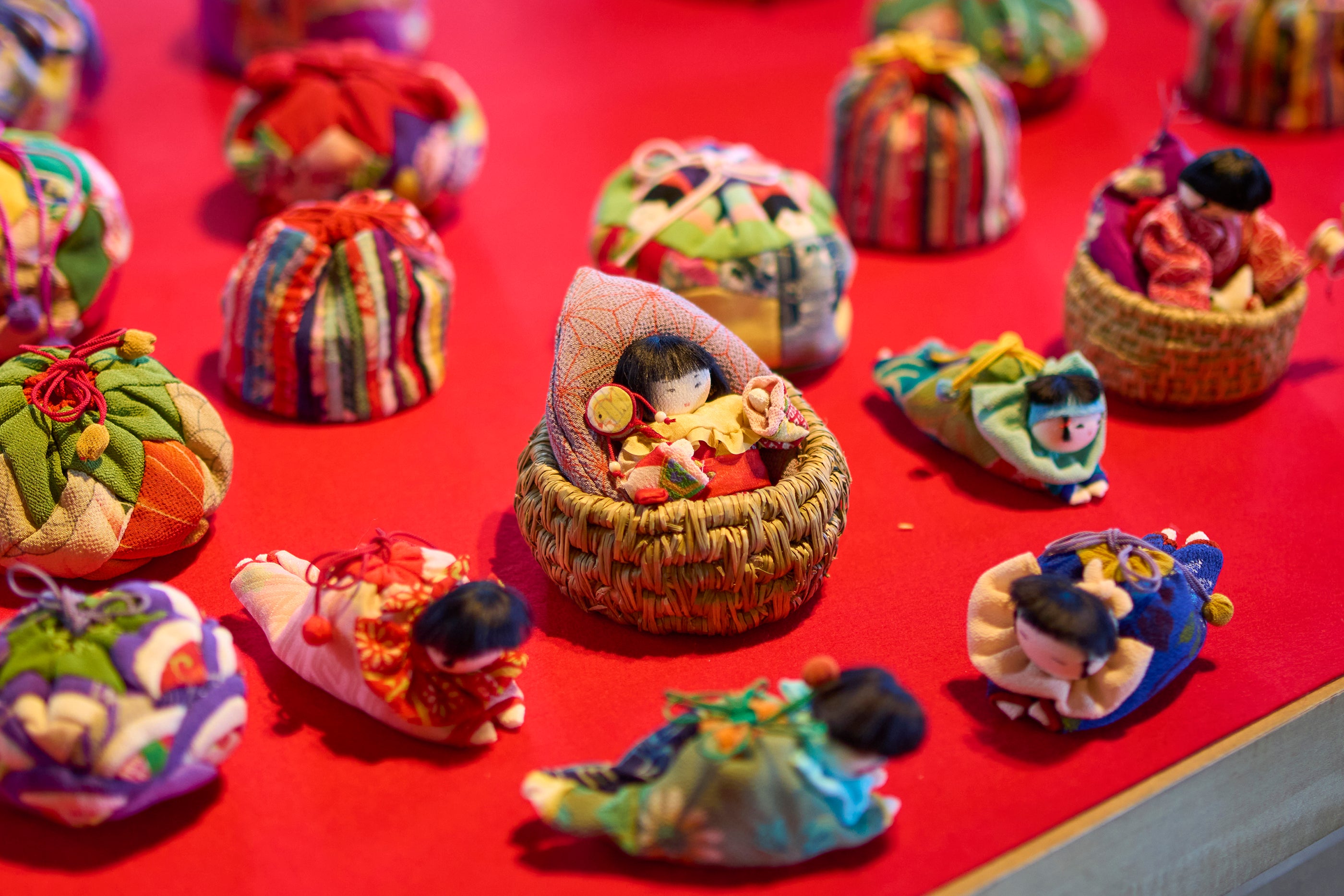 色とりどりのお細工物（花工房猪子庵）