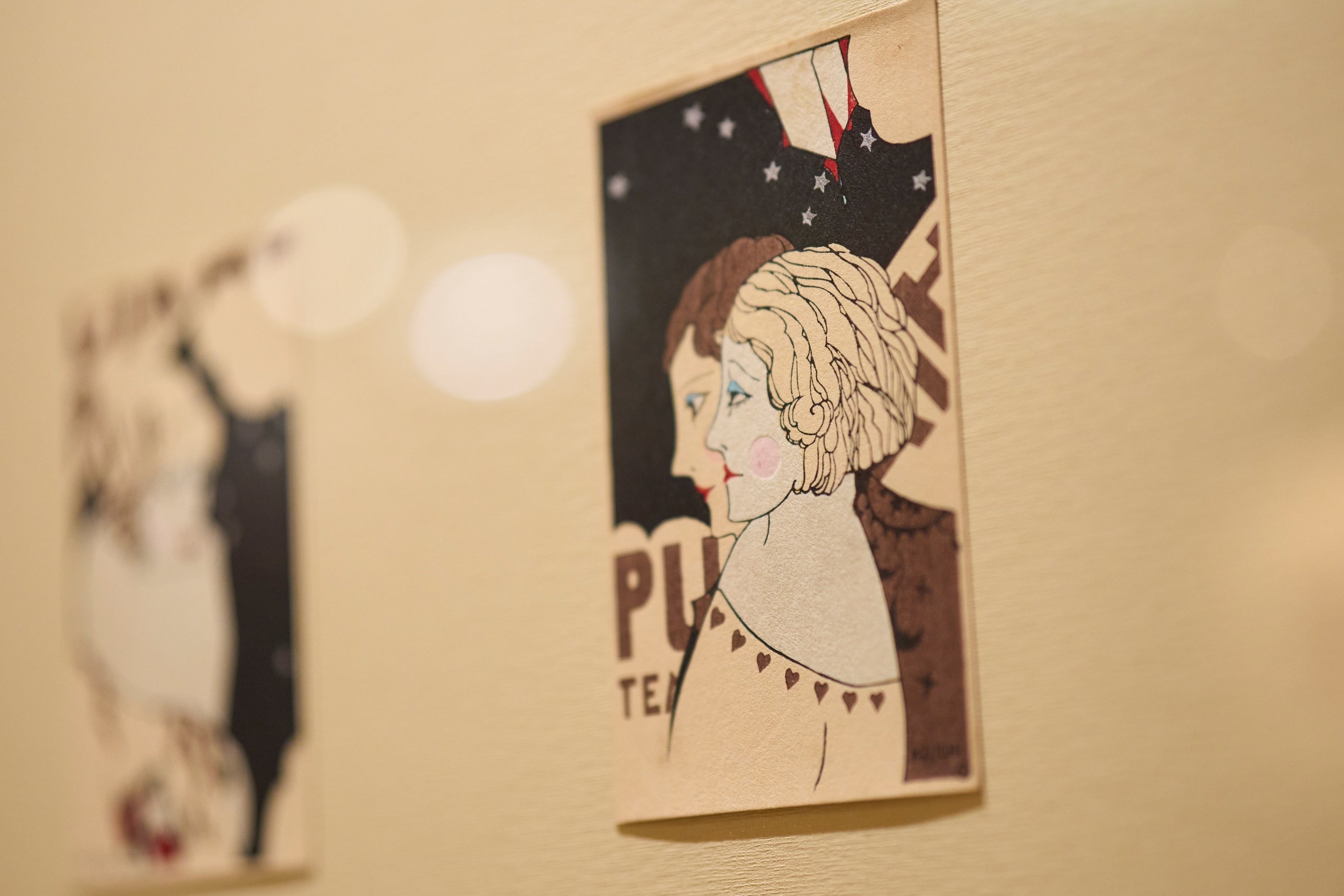 小林かいちの絵葉書では実物ならではの風合いを堪能