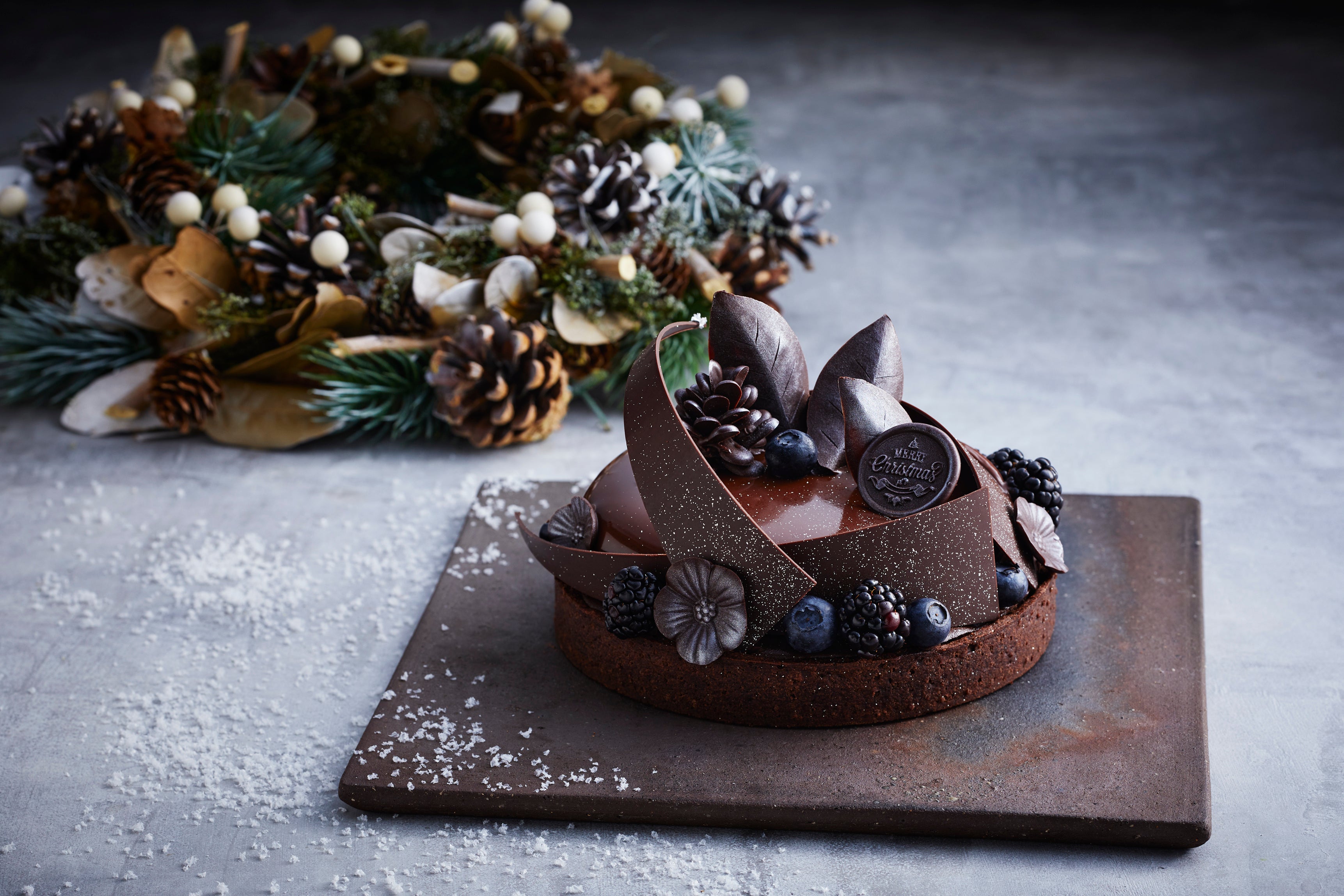 タルトショコラ・ミルティーユ