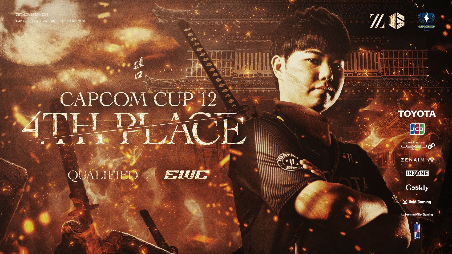 ひぐち、カプコンカップ12で4位！EWC2026出場権獲得