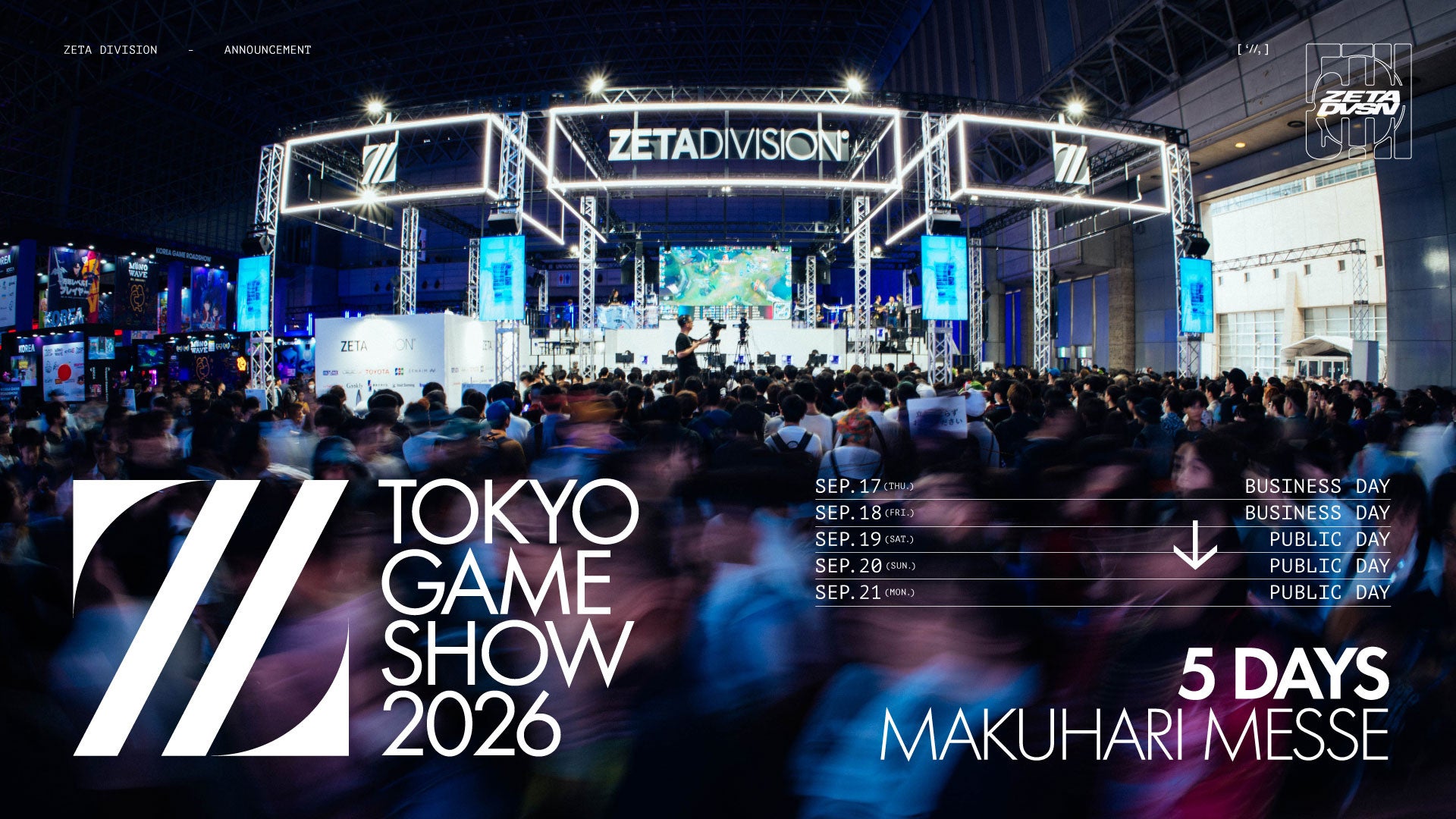 ZETA DIVISION、セガとタッグ！TGS2026でソニックと夢の共演