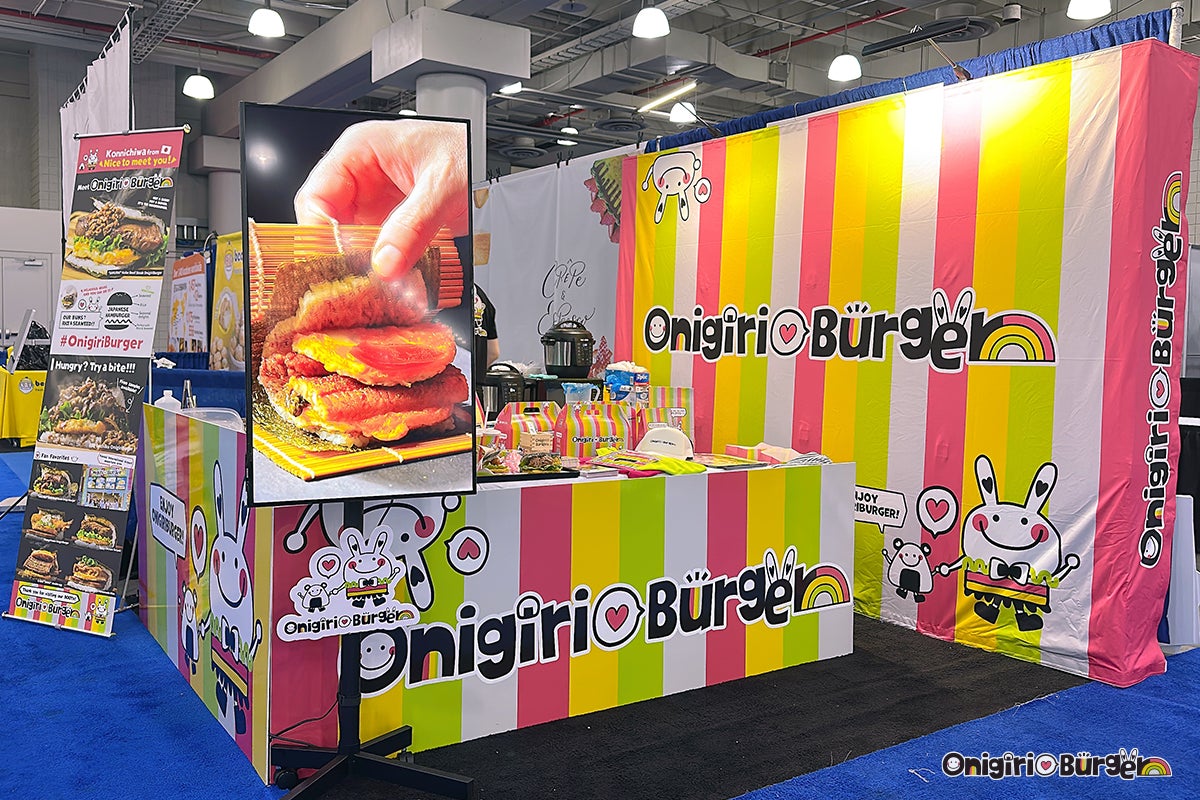 日本のハンバーガー「OnigiriBurger」アメリカ初上陸!NYのFCショーで 日本のハンバーガー「OnigiriBurger」アメリカ初上陸!NYのFCショーで
