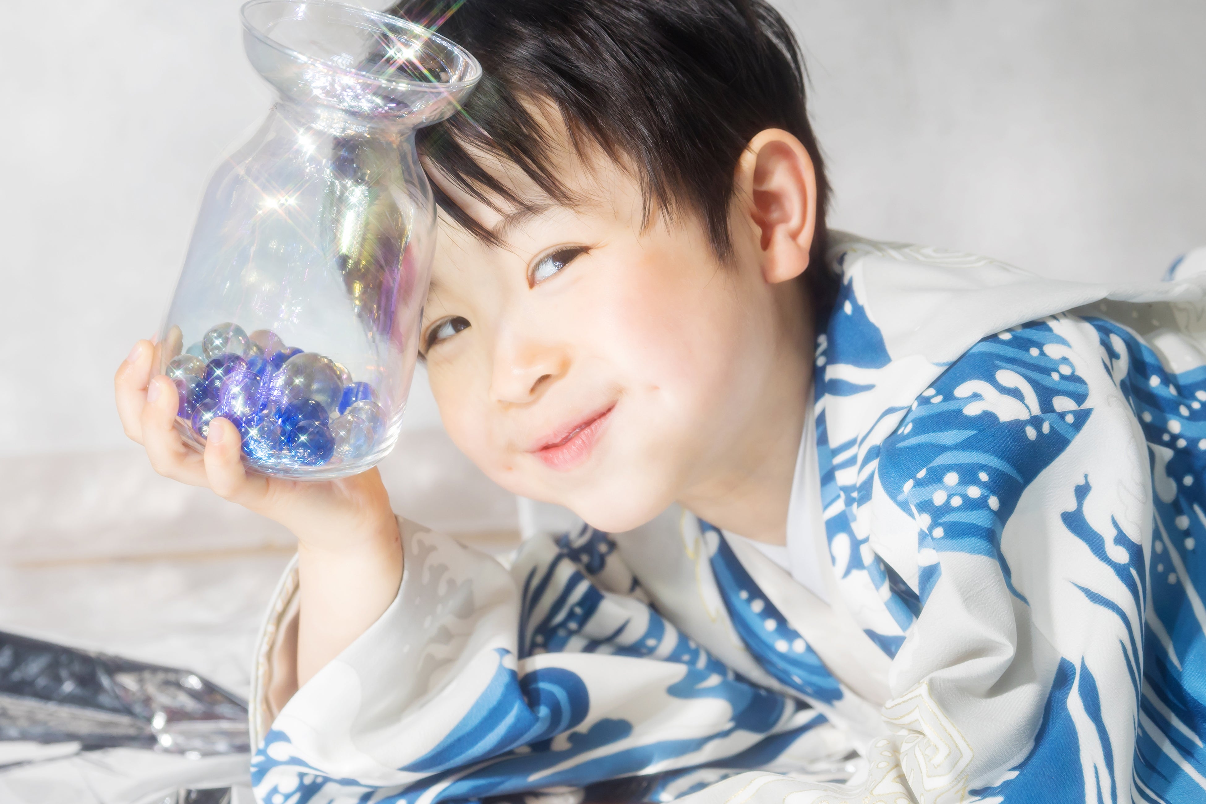 七五三　ポックリ　写真撮影の一度のみ短時間 5歳七五三撮影🌱 大切なリピーター様💖 仲良し兄妹でニッコリ