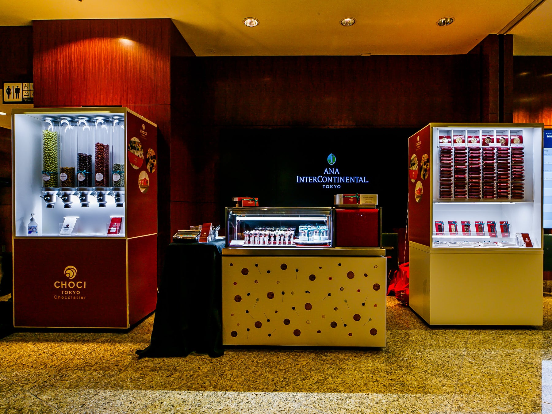 ANA Intercontinental Tokyo 2F チェックインカウンター横にてポップアップストア出店中