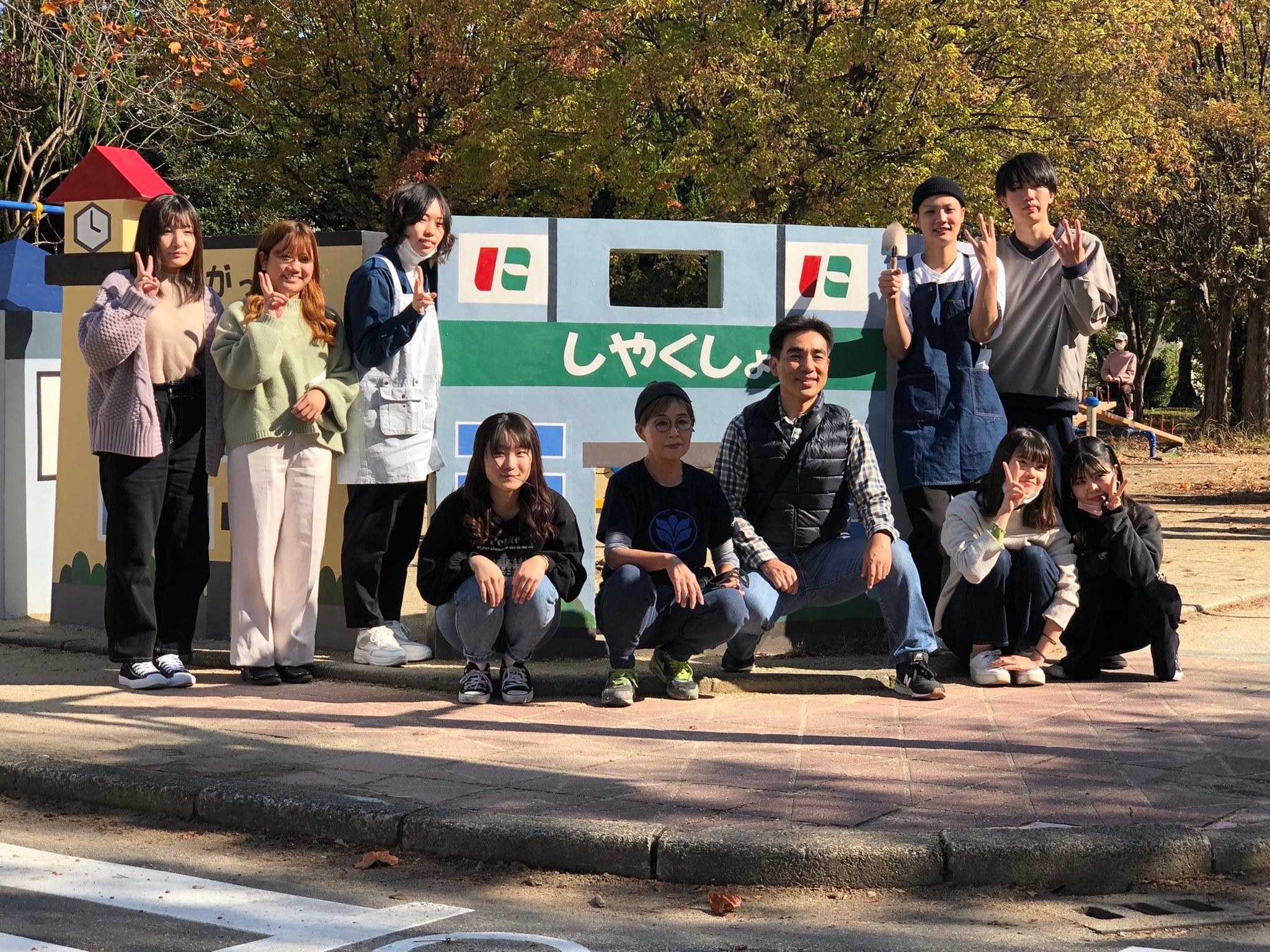 塗り替え後の市役所