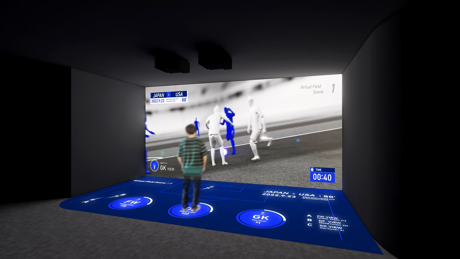 「VIRTUAL FIELD」 リアルスケールの体験型コンテンツ