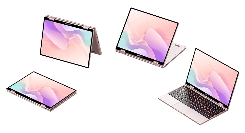 CHUWI MiniBook X N100 ピンク色：夢見るようなピンクバージョン登場