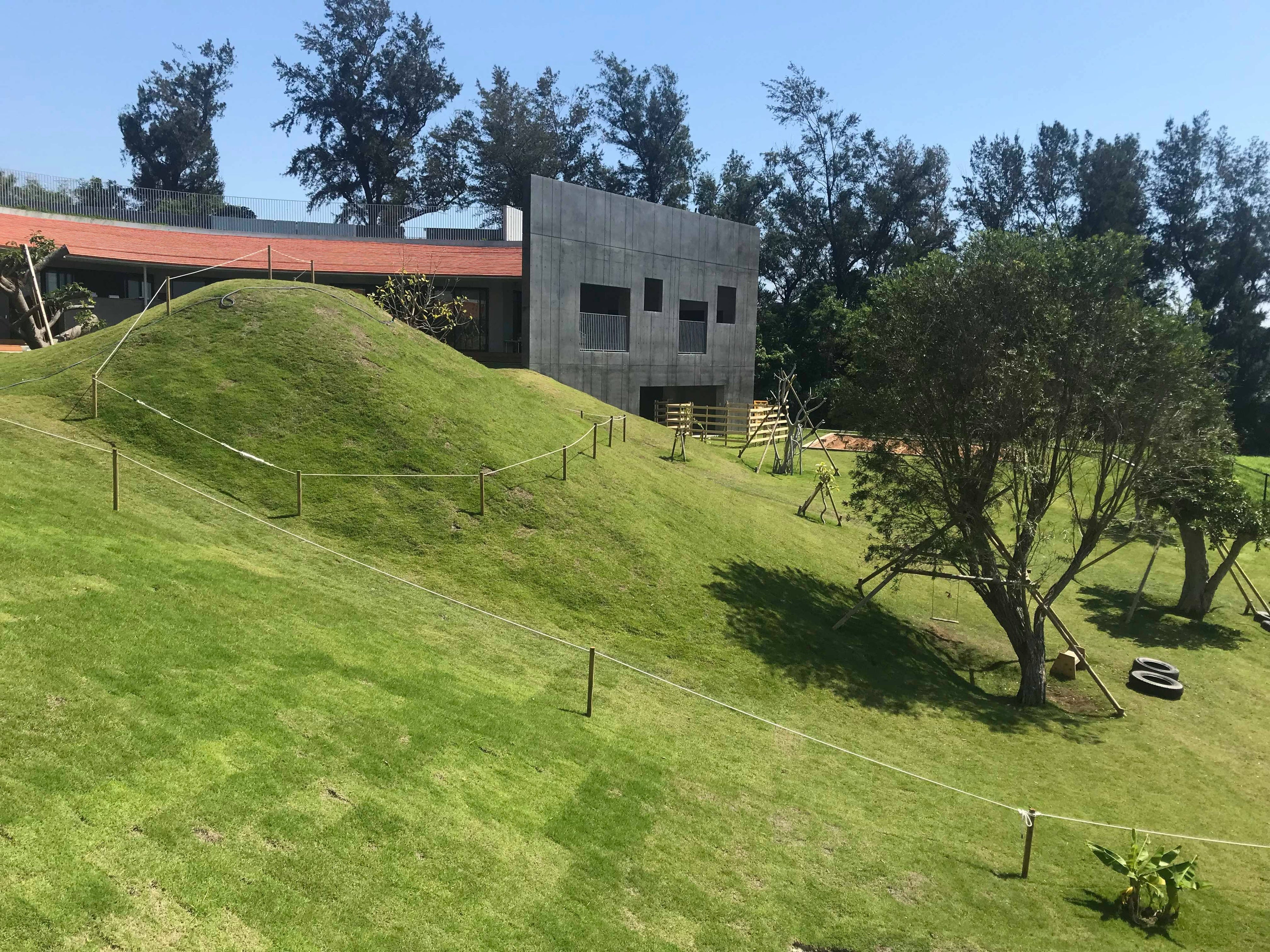 前原どろんこ保育園の園庭