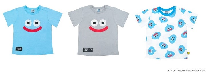 夏の新作!ドラクエベビー&キッズのスライムフェイスデザインが登場 夏の新作!ドラクエベビー&キッズのスライムフェイスデザインが登場