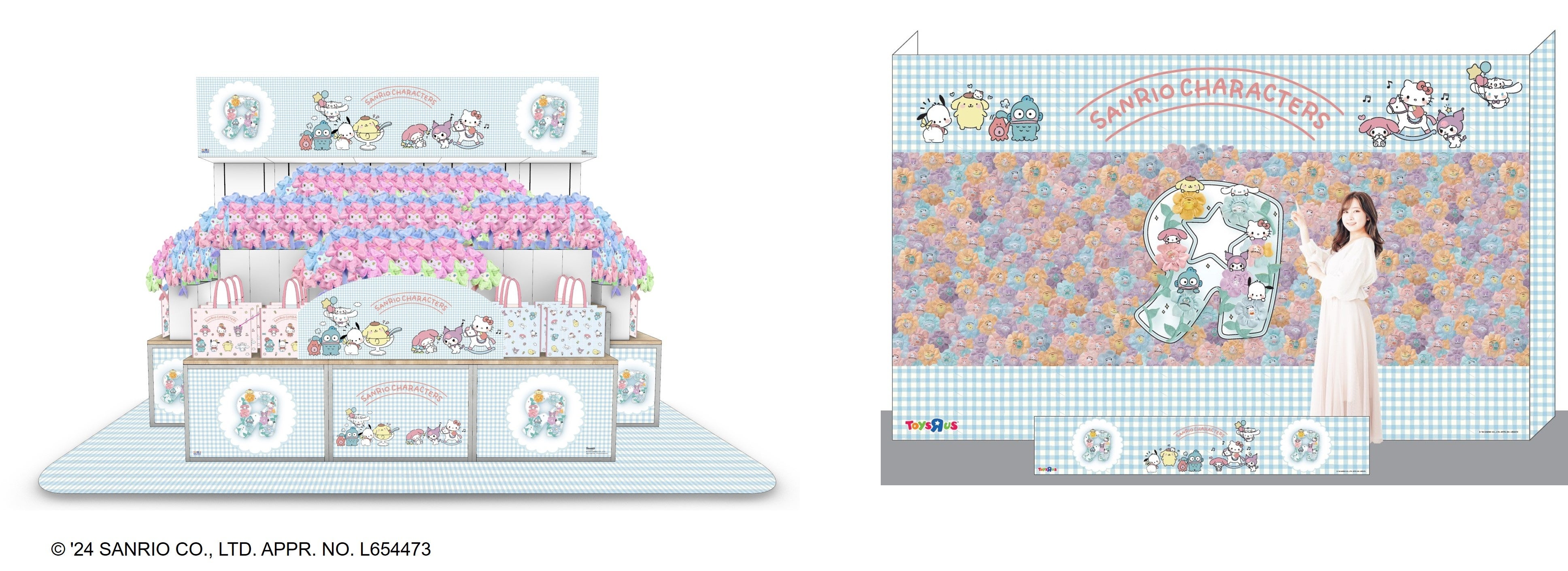 左）スペシャルコーナー（限定3店舗）イメー）　右）Pop-upフォトスポット イメージ