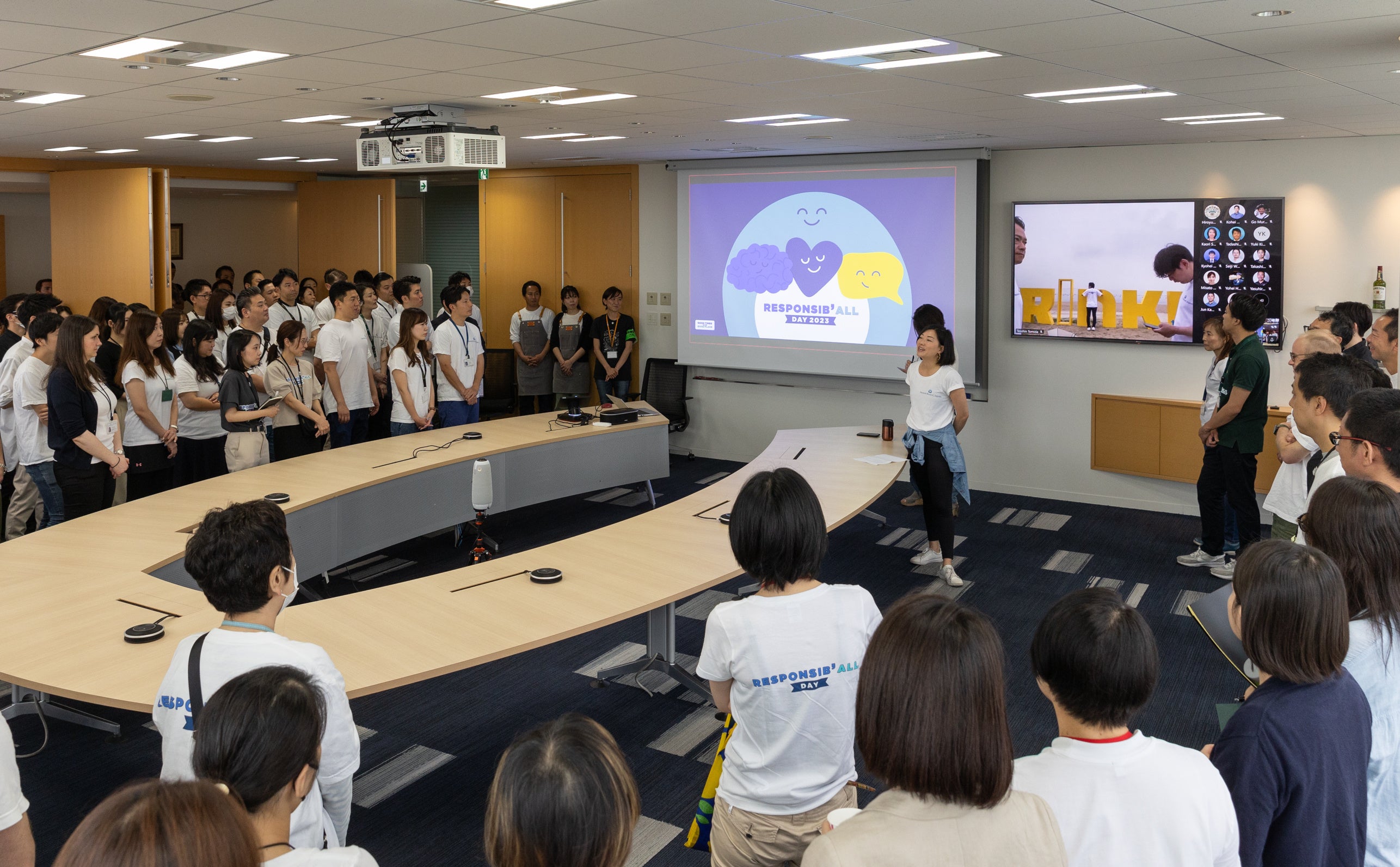 オープニングでのクワン社長挨拶