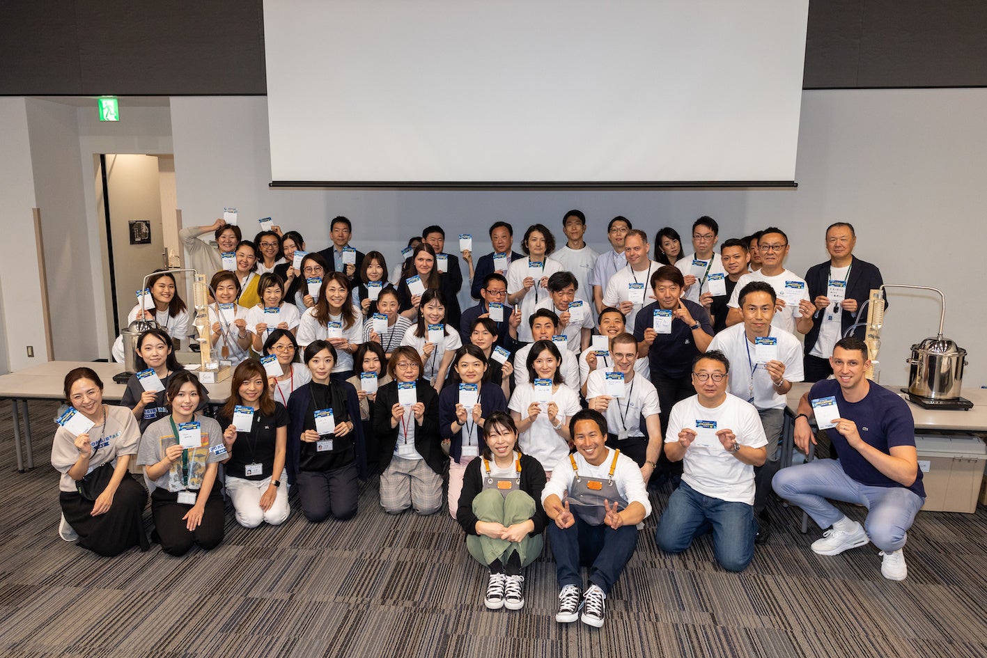 メンタル・ウェルビーイングに参加した社員たち