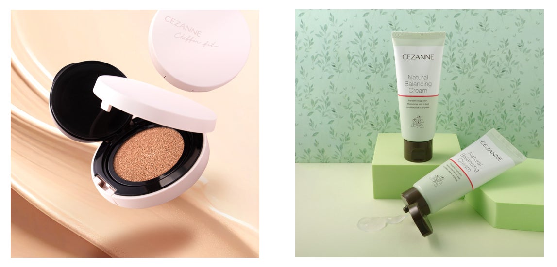 薄膜セミマット仕上げで上品柔ふわ肌がつくれる「セザンヌ シフォン 薄膜セミマット仕上げで上品柔ふわ肌がつくれる「セザンヌ シフォン