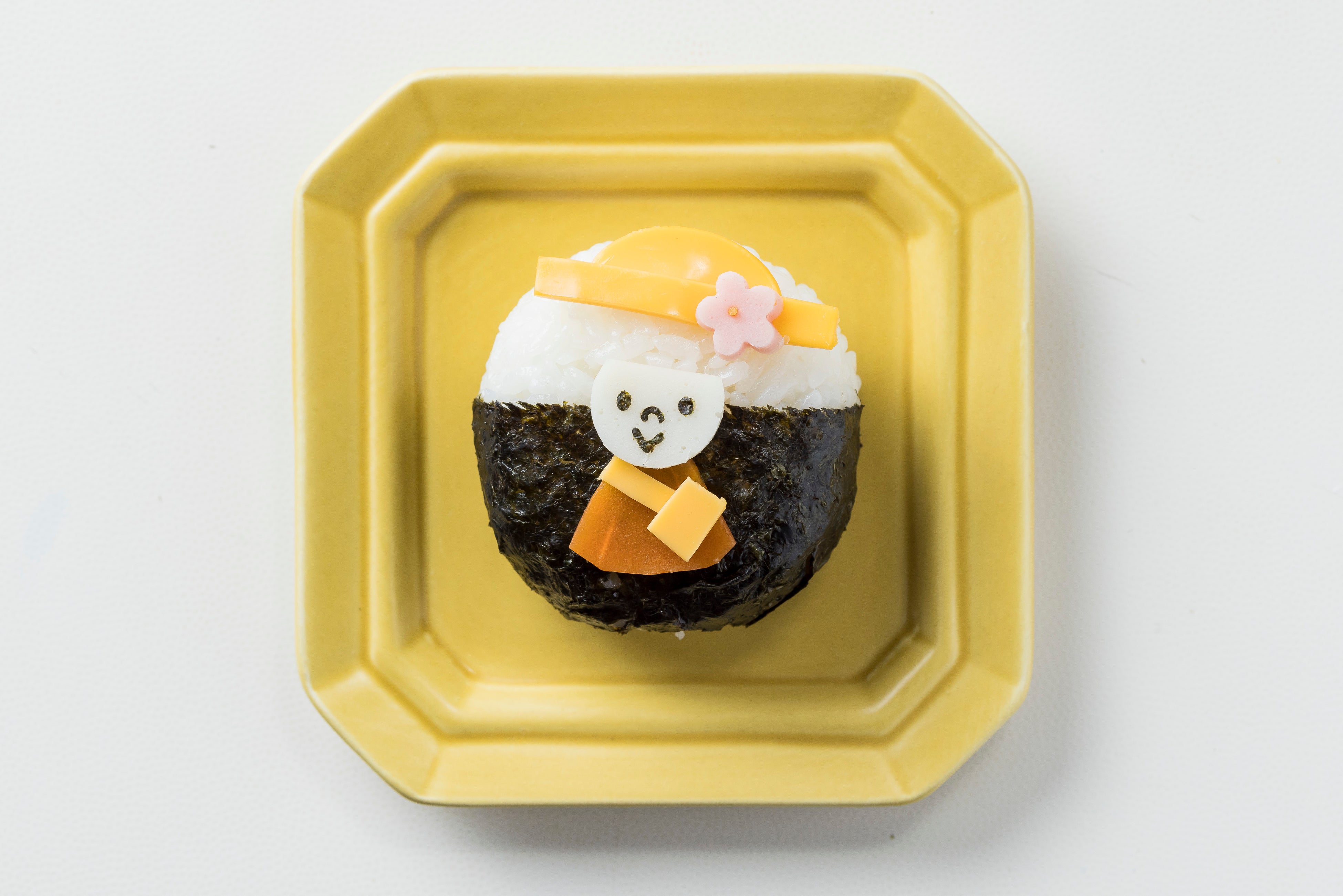 ▽あましおちゃんおにぎり