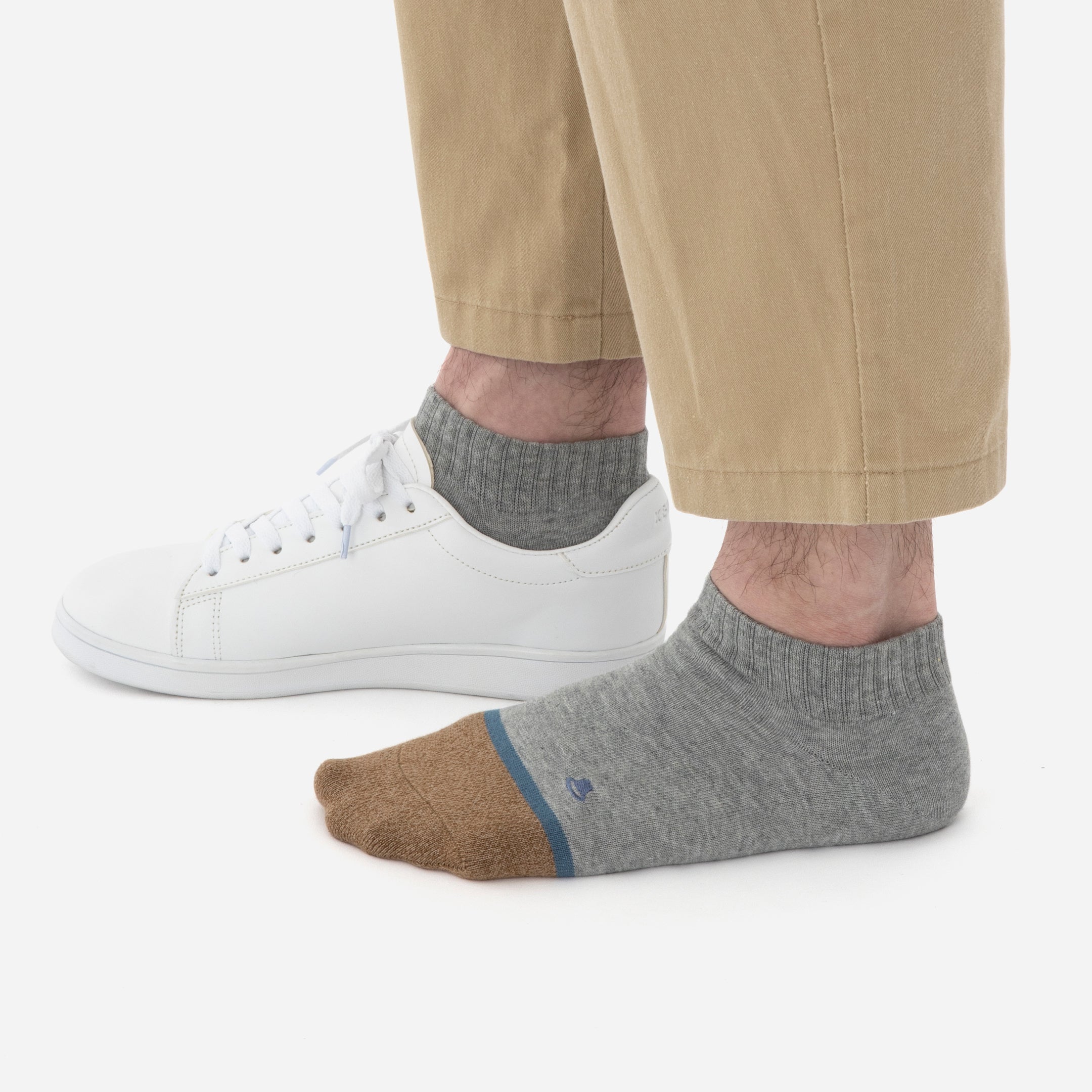 メンズ DEO かかとフィット スニーカータイプ 着用画像