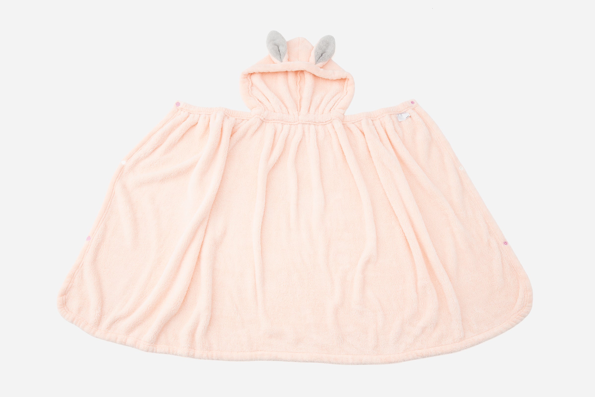 吸水速乾フード付きバスタオル（ウサギ）