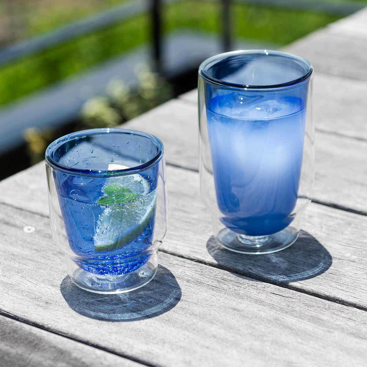 KEYUCAオリジナルのニューレトロなダブルウォールグラスより、暑い季節