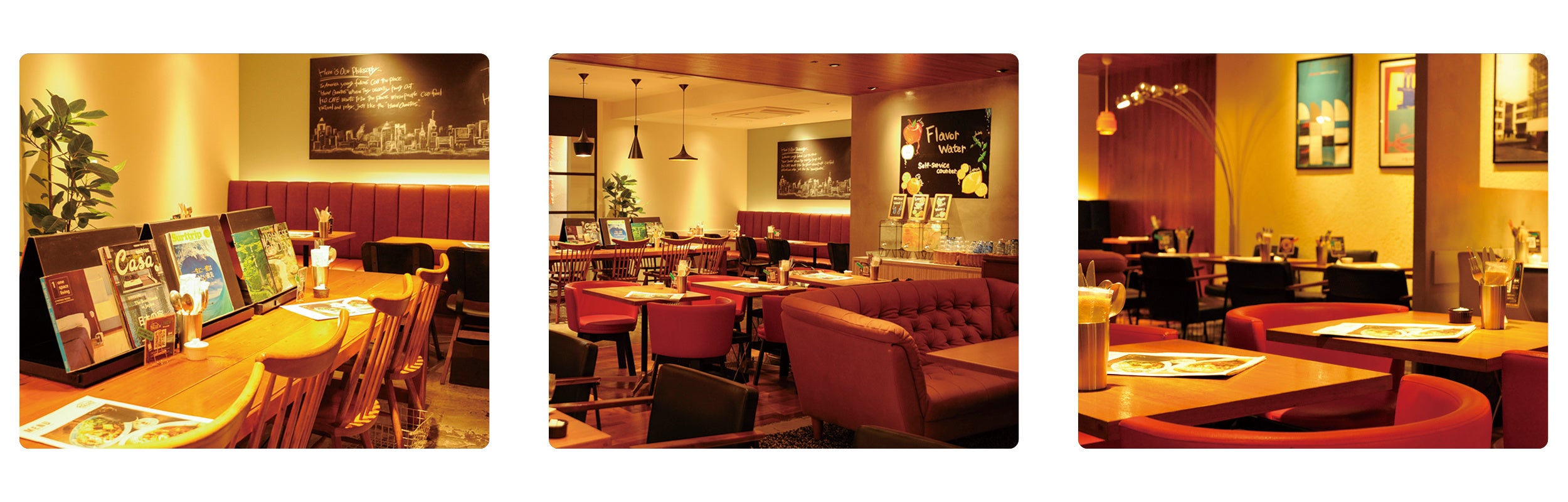 H.Q.CAFE 新宿店 内観