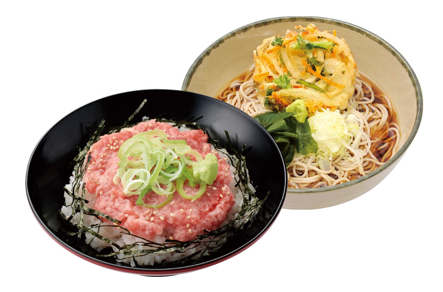 鮪たたき丼セット（そば・うどん）