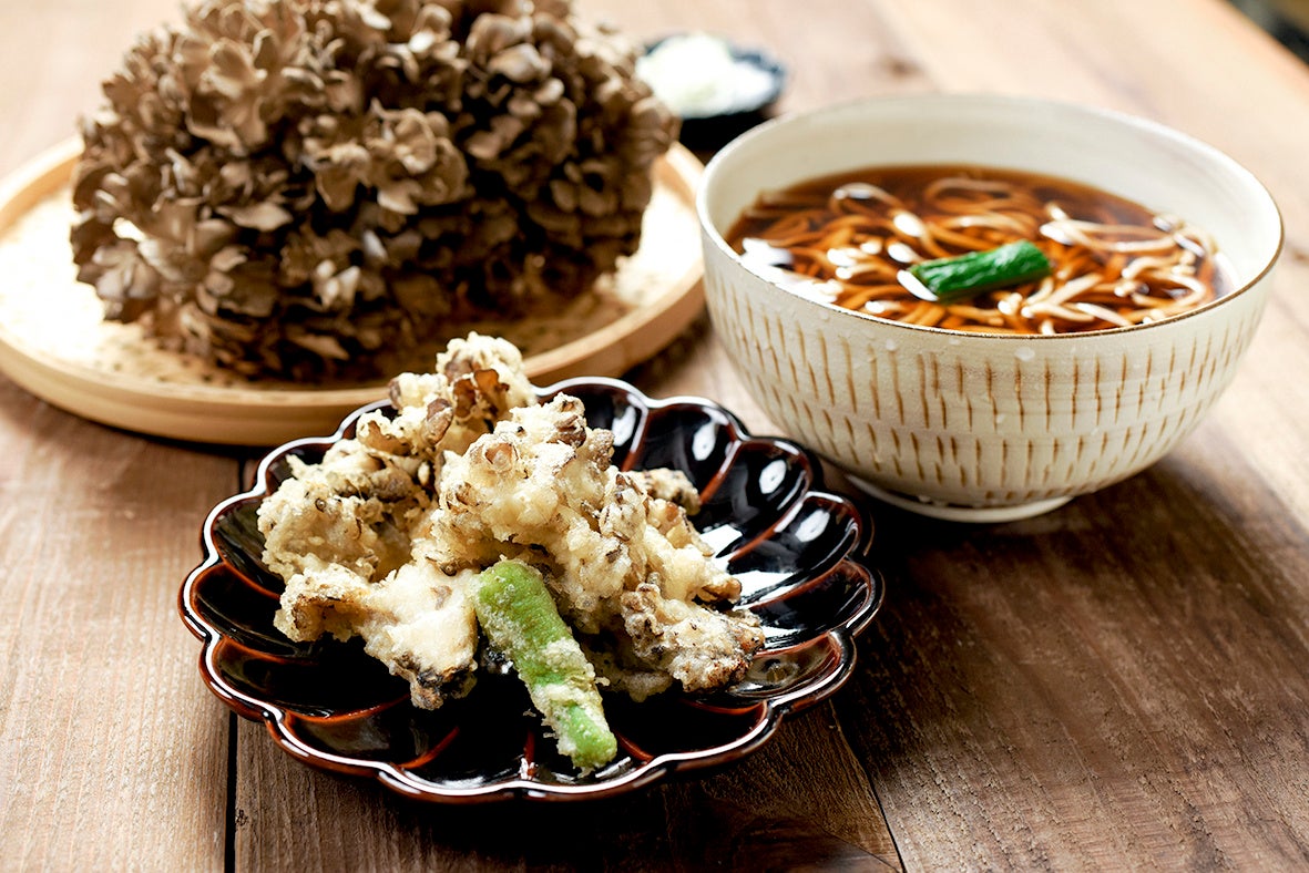 上州まい茸天そば