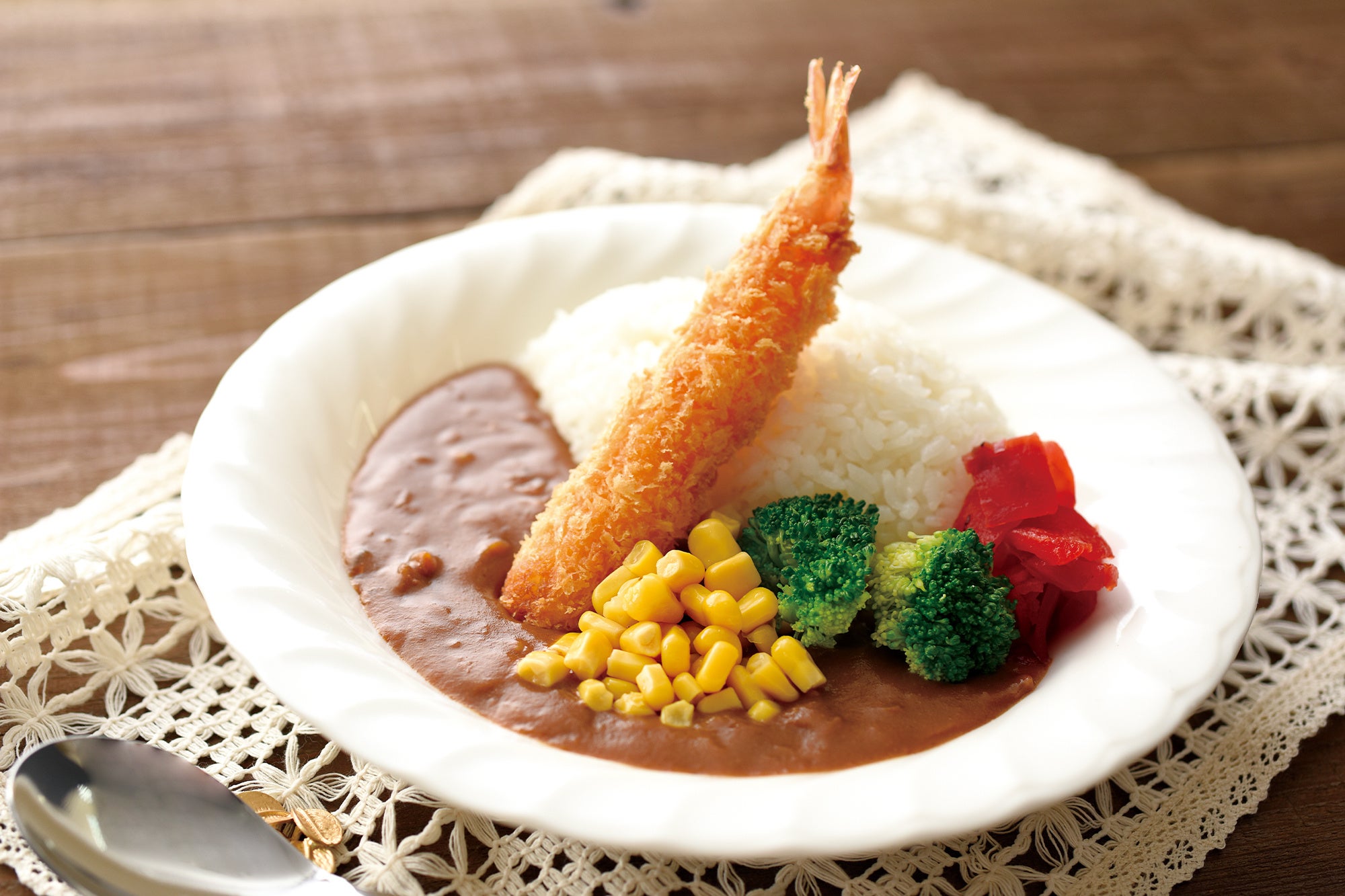 海老と野菜のエビナカレー