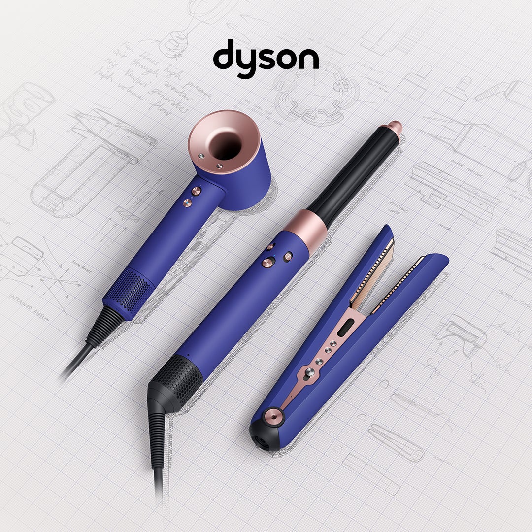 新品 Dyson Airwrap マルチスタイラー ビンカブルー/ロゼ ダイソン ヘアケア ホリデーシーズン限定カラー シルクのように