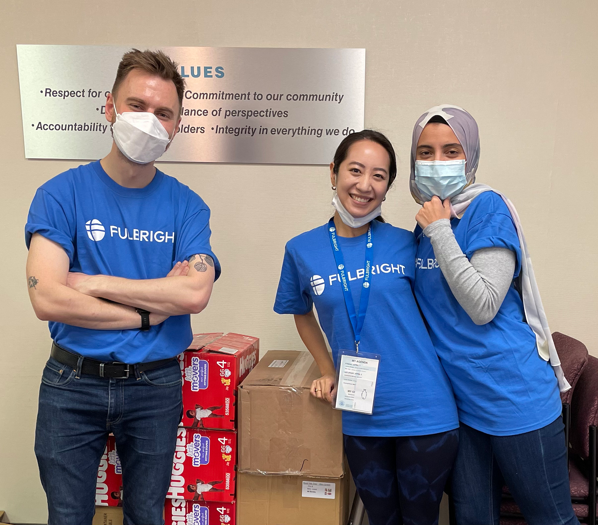 フルブライトの研修にて