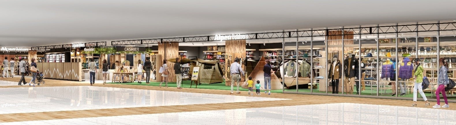 0ブランド2万点以上のアイテム数を誇る 体験型アウトドアショップ Alpen Outdoorsカメイドクロック店 が22年4月28日 木 グランドオープン 株式会社アルペンのプレスリリース 0ブランド2万点以上のアイテム数を誇る 体験型アウトドアショップ Alpen Outdoorsカメイドクロック店 が22年4月28日 木 グランドオープン 株式会社アルペンのプレスリリース