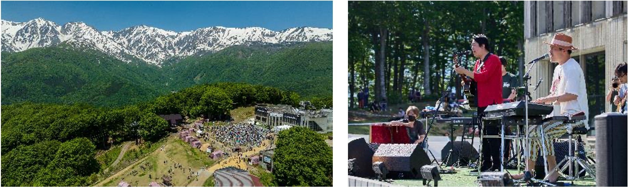 第2回目の「アルペンアウトドアーズ プレゼンツ『HAKUBAヤッホー！FESTIVAL 2022』」の様子