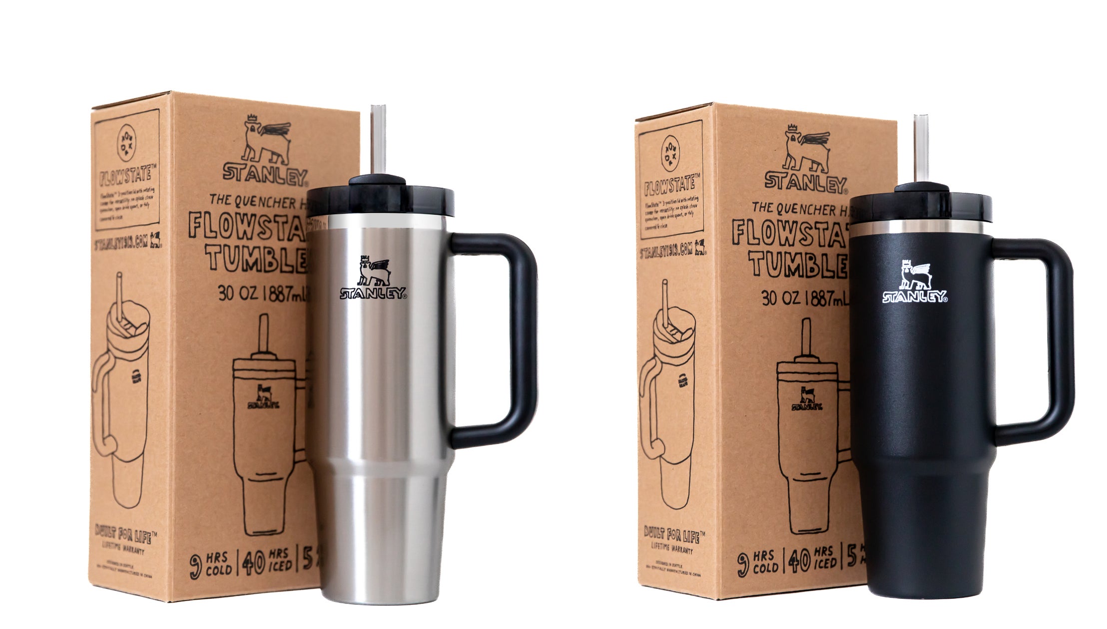 STANLEYのタンブラー「H2.0 真空スリムクエンチャー 0.88L」と STANLEYのタンブラー「H2.0 真空スリムクエンチャー 0.88L」と