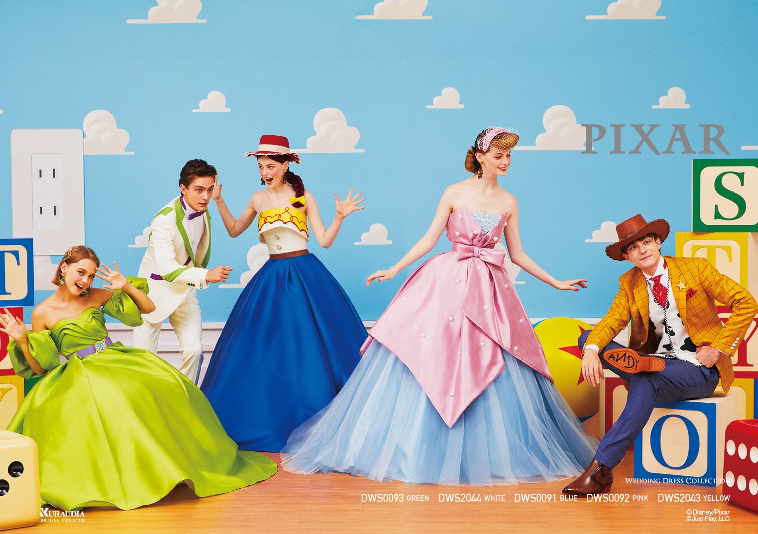 「Disney Wedding Dress Collection 2022 -TOY STORY-」ドレスイメージ